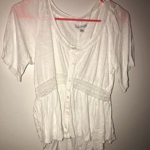 white, dressy top from AE